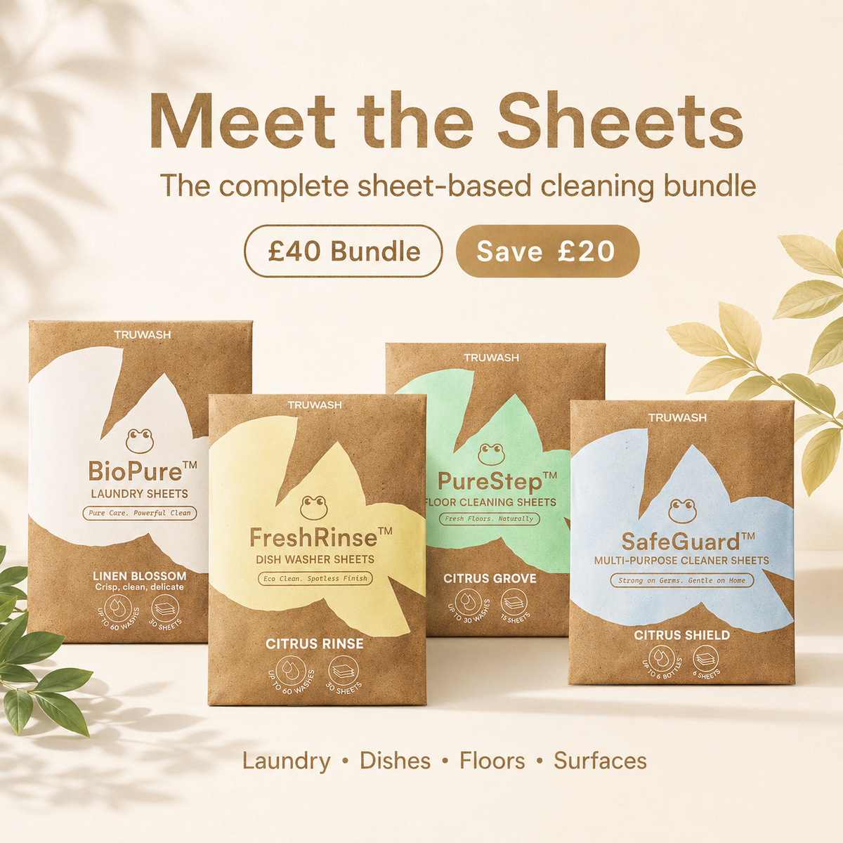 Meet The Sheets - Complete Eco Cleaning Sheets Bundle