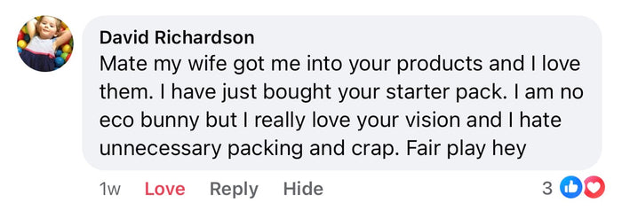 Customer comment
