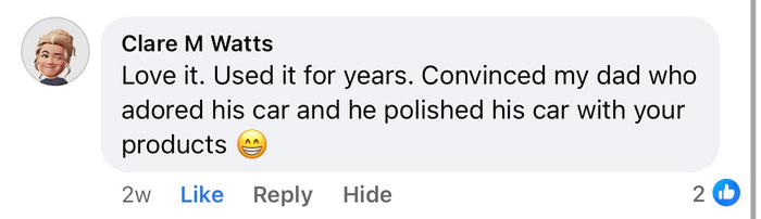 Customer comment