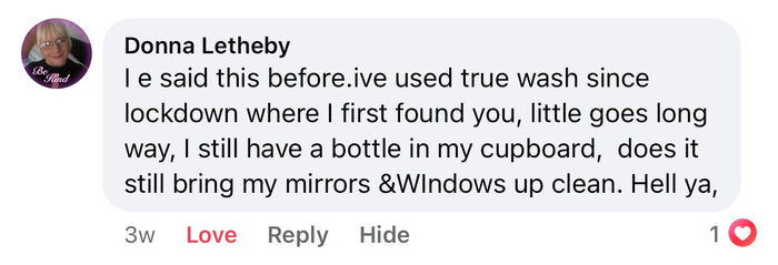 Customer comment