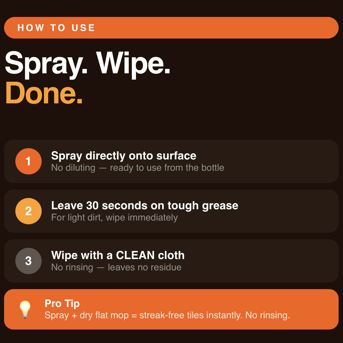 Surface Multi Surface Cleaner 750ml - Natural Orange Extract