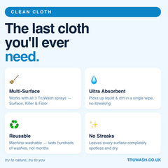 SuperDuper Scrub Cloths 2 Pack - Dual-Action Cleaning Cloths