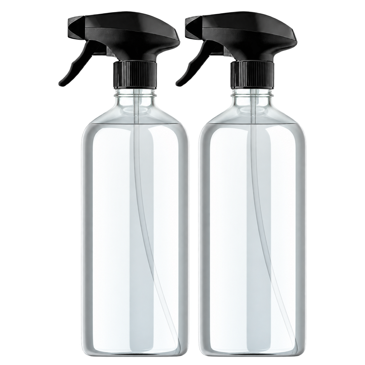 Reusable plastic spray bottles ×2